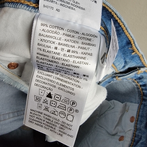 Levi's Premium Wedgie in Tango Talks size 32 NWT - Picture 7 of 7